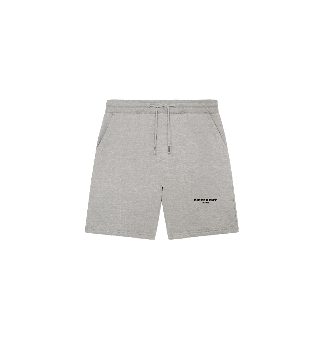 Organic Jogger Shorts -  Heather Grey