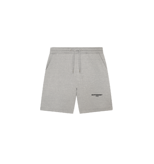 Organic Jogger Shorts -  Heather Grey