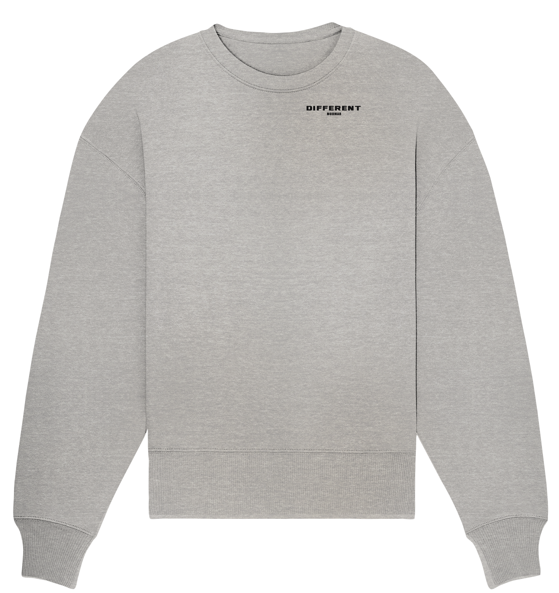 Unisex Oversize Sweatshirt - Heather Grey