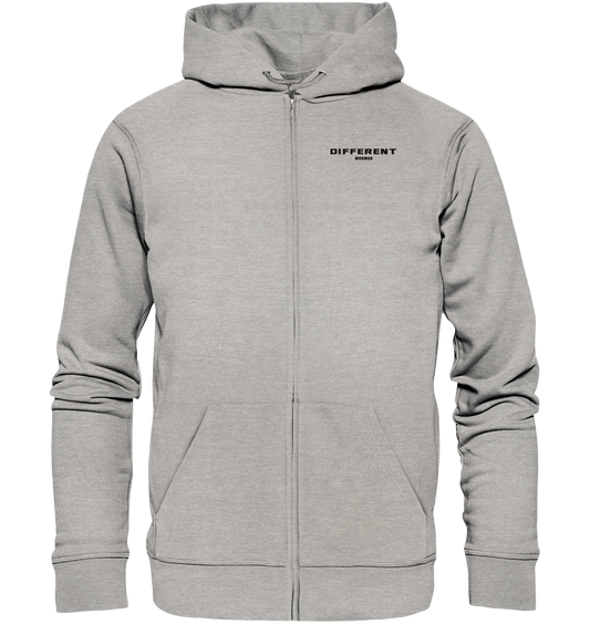 Organic Zipper - Heather Grey